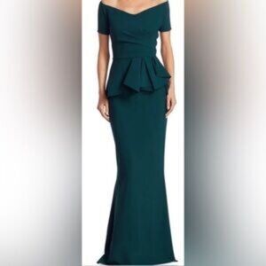 Chiara Boni La Petite Robe Blake Foresta Green Long Dress
